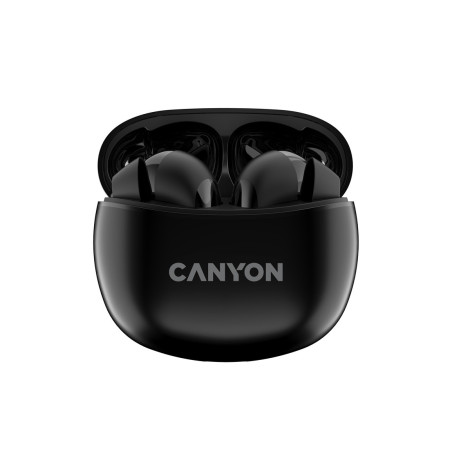 Bezdrátová stereo sluchátka True Wireless TWS-5 černá
