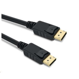 PremiumCord DisplayPort 1.4 přípojný kabel M/M, zlacené konektory, 2m