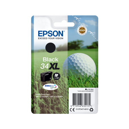 Epson atrament WF-3720 black XL 16.3ml - 1100str.