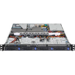 ASRock Rack 1U4LW-X570 RPSU - AM4, X570, 4xDDR4 ECC/nonECC UDIMM, 4x3,5"HS SATA, 2xM.2, 1xPCIe, 2x450W, IPMI