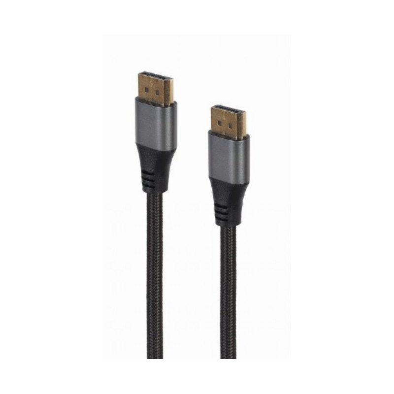 Gembird kábel DisplayPort (M/M), 8K, Premium, 1.8 m, čierny