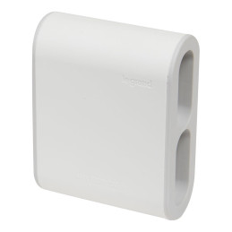 LEGRAND Revolution nabíjecí adaptér 4x2P, bílá-světlé šedá
