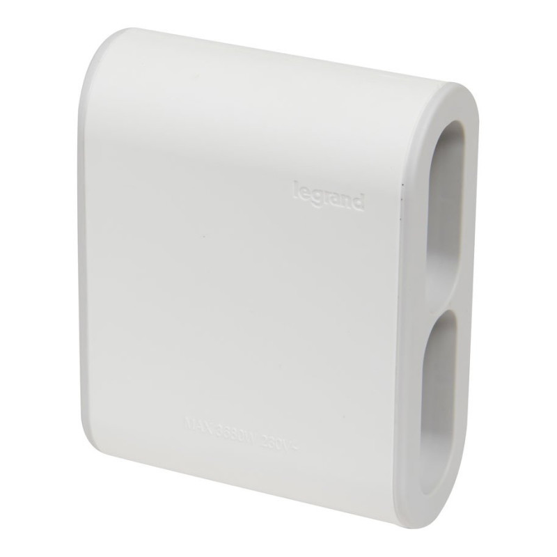 LEGRAND Revolution nabíjecí adaptér 4x2P, bílá-světlé šedá