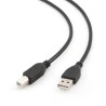 Gembird kábel USB 2.0 AM na USB 2.0 BM, prémiový, 1m, čierny