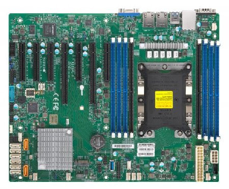 SUPERMICRO MB 1xLGA3647, iC621, 8x DDR4 ECC, 8xSATA3, 1xM.2, PCI-E 3.0/6,1(x8,x1),2x LAN,IPMI