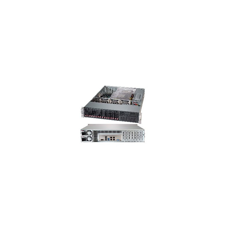 SUPERMICRO 2U chassis 16x 2,5 HS SAS3/SATA (8NVMe), 2x1200W (80PLUS Titaninum)