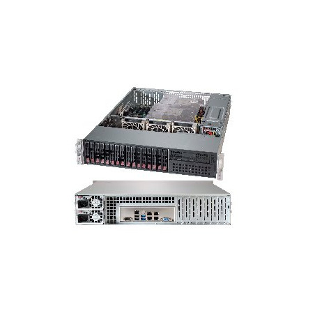 SUPERMICRO 2U chassis 16x 2,5 HS SAS3/SATA (8NVMe), 2x1200W (80PLUS Titaninum)