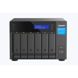 QNAP 6-bay TVS-h674-i5-32G (Core i5 4,4GHz, 32GB DDR4, 6x 3,5", 2x M.2 PCIe Gen4, 2x 2,5GbE)