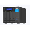 QNAP 4-bay TVS-h474-PT-8G (Pentium Gold 3,7GHz, 8GB DDR4, 4x 3,5", 2x M.2 PCIe Gen3, 2x 2,5GbE)
