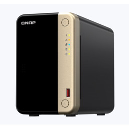 QNAP TS-264-8G (4core 2,9GHz, 8GB RAM, 2x SATA, 2x M.2 NVMe, 1x PCIe, 2x 2,5GbE, 1x HDMI 4K, 4x USB)