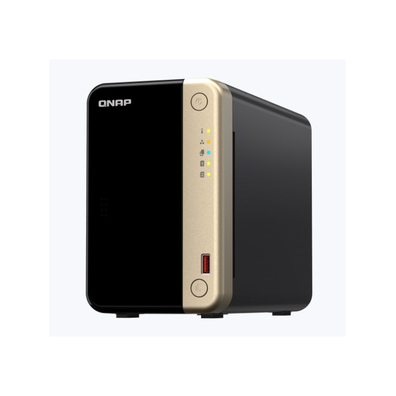 QNAP TS-264-8G (4core 2,9GHz, 8GB RAM, 2x SATA, 2x M.2 NVMe, 1x PCIe, 2x 2,5GbE, 1x HDMI 4K, 4x USB)