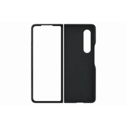 Samsung Kožený zadný kryt Z Fold3 čierny