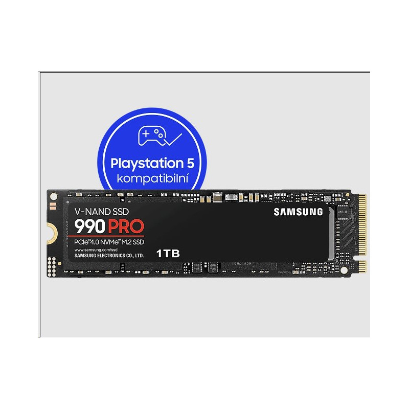 Samsung SSD 1TB 990 PRO PCIe Gen 4.0 x4, NVMe 2.0 M.2 (č/z: 7450/6900MB/s)