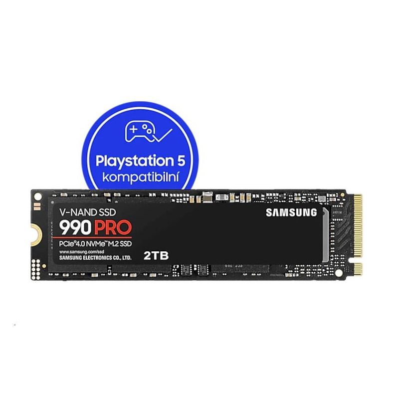 Samsung SSD 2TB 990 PRO PCIe Gen 4.0 x4, NVMe 2.0 M.2 (č/z: 7450/6900MB/s)