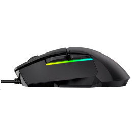 LORGAR Herní myš Jetter 357, drátová, až 8 000 DPI, RGB LED, Pixart ATG4090, 6tl., makra, černá