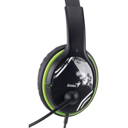 POŠKOZENÝ OBAL - GENIUS headset HS-400A, 2x 3,5 jack, redukce na single jack