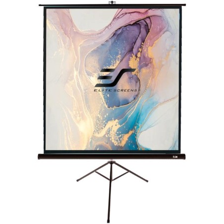 POŠKOZENÝ OBAL - ELITE SCREENS plátno mobilní trojnožka 71" (180,3cm)/ 1:1/ 127×127cm/ gain 1.1/ case černý