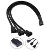 1stCOOL Fan PWM splitter, rozbočovač pre ventilátory 1x 4pin PWM na 3x 4pin PWM