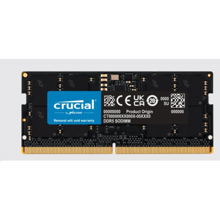 Crucial DDR5 16GB SODIMM 5600MHz CL46 (16Gbit)