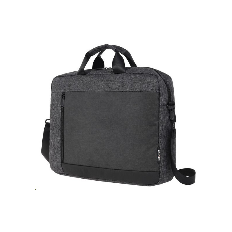CANYON B-5 taška pro 15.6" ntb, 41 x 30 x 7cm, 8.5L, 3+1 kapsy, dešti odolná, šedá