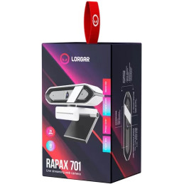LORGAR kamera RAPAX 701 pro Streaming, 2K 1080P/60fps, 1/3",4Mega CMOS Sensor, Auto Focus, bílá