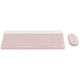 Logitech Slim Wireless Keyboard and Mouse Combo MK470 - ROSE - US INT'L - INTNL