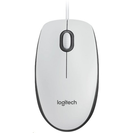 Logitech Corded Mouse M100 WHITE - EMEA