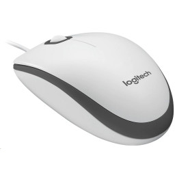 Logitech Corded Mouse M100 WHITE - EMEA