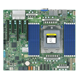 SUPERMICRO MB 1xSP5 (Epyc 9004), 12x DDR5, 8x SATA+6x NVMe/16xSATA+4xNVMe, 2x M.2, PCIe 5.0 (3 x16, 2 x8), 2x10Gb,IPMI