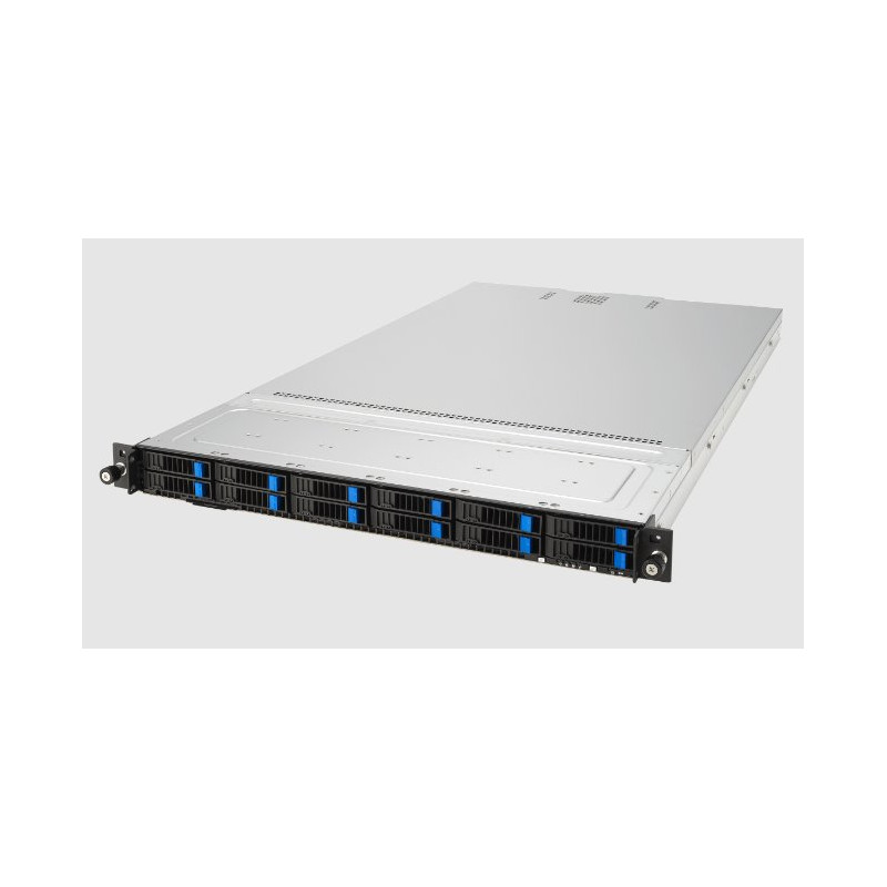 ASUS 1U server 2x SP5, 24x DDR5 4800 12x 2.5 NVMe/SATA, 2x 2600Wt, 4x 1Gb LAN, IPMI
