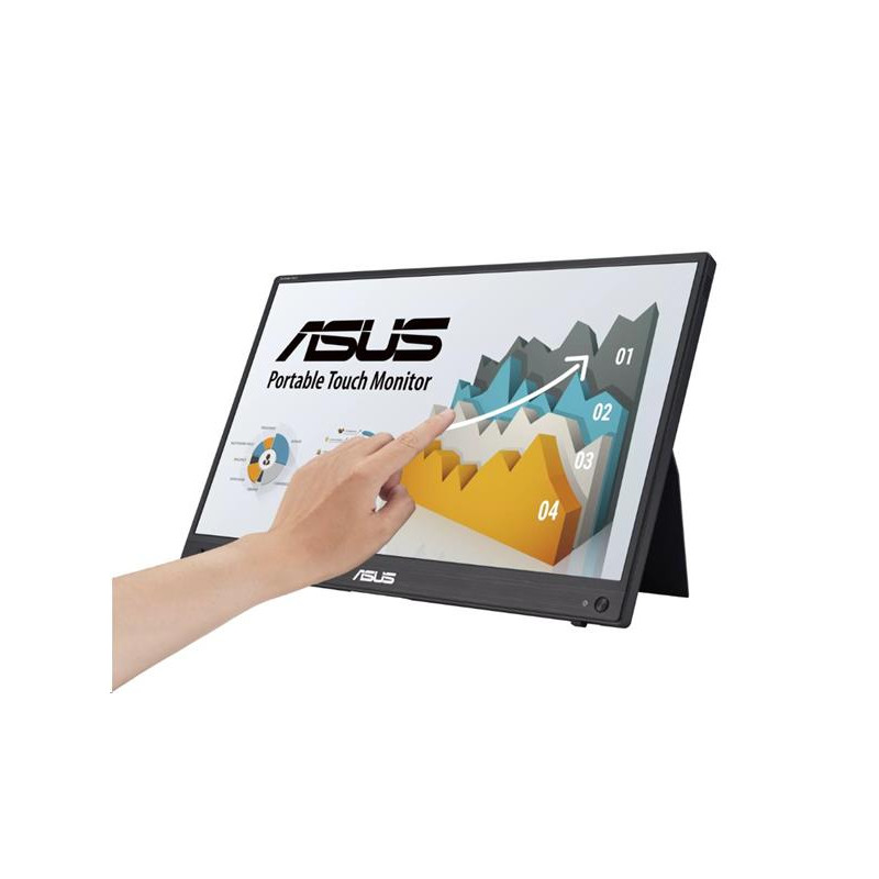 ASUS ZenScreen MB16AHT 15,6" IPS prenosný dotykový USB-C monitor 1920x1080 5ms 220cd micro-HDMI repro