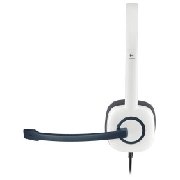 Logitech Headset Stereo H150/ drátová sluchátka + mikrofon/ 3,5 mm jack/ kokosová bílá