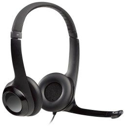 Logitech Headset Stereo H390/ drátová sluchátka + mikrofon/ USB/ černá