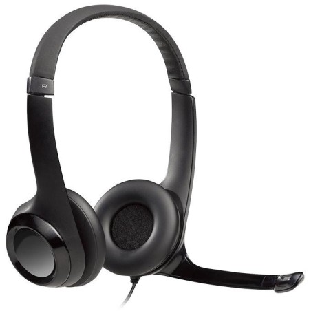 Logitech Headset Stereo H390/ drátová sluchátka + mikrofon/ USB/ černá