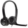 Logitech Headset Stereo H390/ drátová sluchátka + mikrofon/ USB/ černá