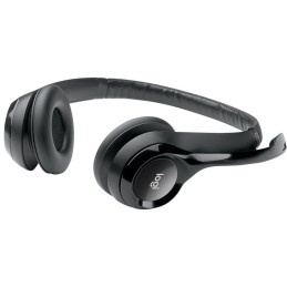Logitech Headset Stereo H390/ drátová sluchátka + mikrofon/ USB/ černá