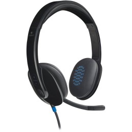 Logitech Headset Stereo H540/ drátová sluchátka + mikrofon/ USB/ černá