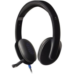 Logitech Headset Stereo H540/ drátová sluchátka + mikrofon/ USB/ černá