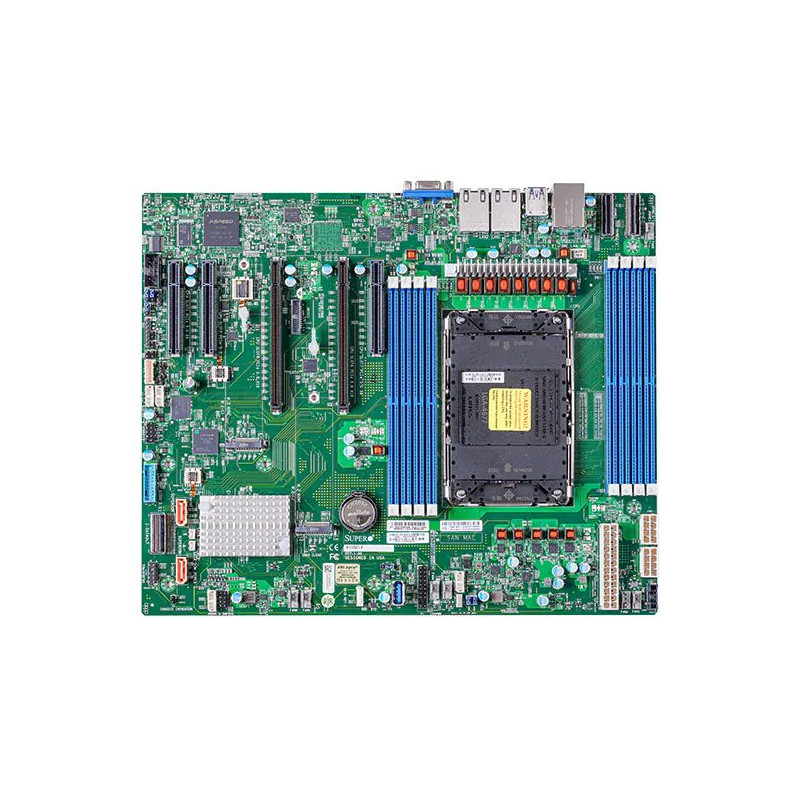 SUPERMICRO MB LGA4677, C741, 8x DDR5 ECC, 4x NVMe, 10xSATA3, 2x M.2, 5x PCIe5.0, 2x 1Gb LAN,IPMI