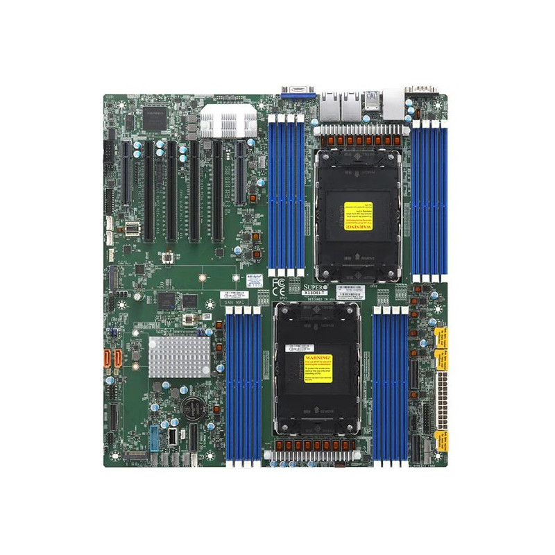 SUPERMICRO MB 2xLGA4677, C741, 16x DDR5 ECC, 6x NVMe, 8+2xSATA3, 2x M.2, 6x PCIe5.0, 2x 10Gb LAN,IPMI