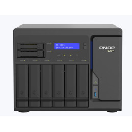 QNAP TS-h886-D1602-8G (Xeon 3,2GHz, ZFS, 8GB ECC RAM, 6x3,5"+2x 2,5", 2xPCIe, 4x 2,5GbE, 2xM.2 NVMe)