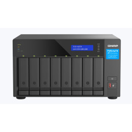 QNAP TVS-h874X-i9-64G (16core (i9), ZFS, 64GB RAM, 8x SATA, 2x M.2 NVMe, 2x PCIe, 2x2,5GbE, 2x10GbE)