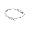 Akyga kabel USB 2.0 type C 60W, 50cm bílá