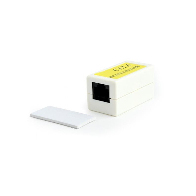 Gembird adaptér - LAN Cat 6 spojka, biela