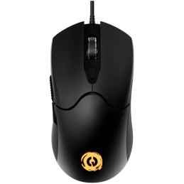 CANYON Herní drátová myš ACCEPTER GM-211, optická, RGB, až 7200 DPI, 6tl. programovatelných, černá
