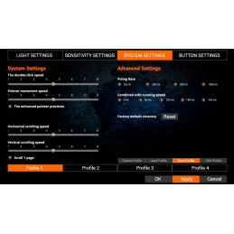 CANYON Herní drátová myš ACCEPTER GM-211, optická, RGB, až 7200 DPI, 6tl. programovatelných, černá