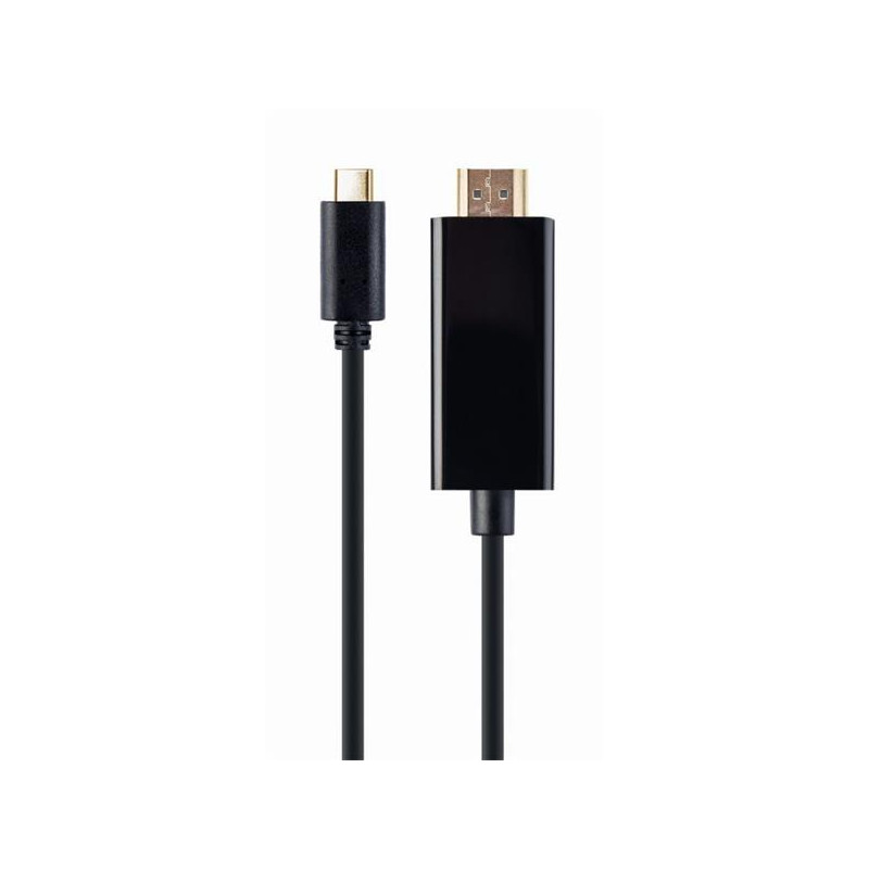 Gembird kábel USB-C (M) na HDMI (M), 4K, 60Hz, 2m kábel, čierny