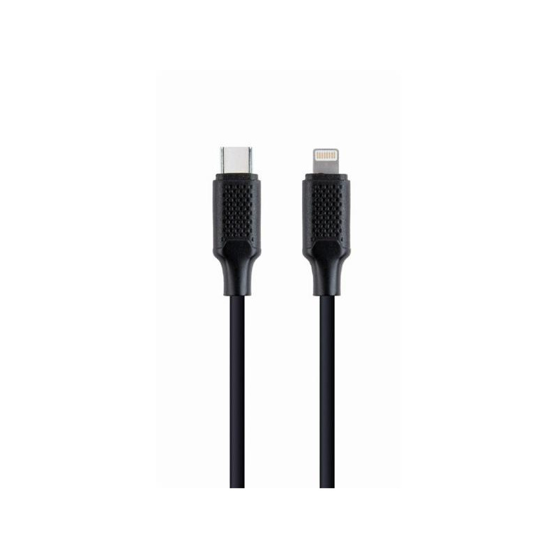 Gembird kábel nabíjací USB-C (M) na 8pin Lightning (M), 1,5 m, plast, čierny