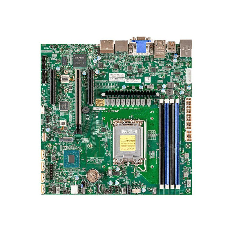 SUPERMICRO MB LGA1700 (core 12g), R680E,4xDDR5,4xSATA3,M.2, PCIe5.0 x16, 2x PCIe4.0 x4, HDMI,2xDP,DVI,Audio,2x 2.5GLAN