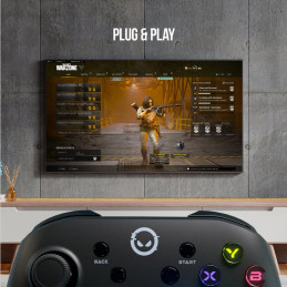 LORGAR gamepad TRIX-510 pro Nintendo Switch, Android, PC, iOS 13, PS3, černý